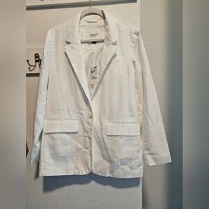 American Eagle Outfitters White Blazer
